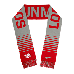 Nike's Reversible Scarf Lobos UNM Red/Grey
