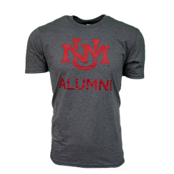 Men's District Perfect Tri T-shirt UNM Interlocking Alumni Grey