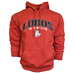 Unisex CIS Hood Lobos NM Old School Red & Gray