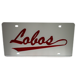 Stockdale Mirror License Plate Lobos