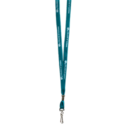 The Jardine Collection Shoelace Lanyard College of Nursing UNM Interlocking Teal