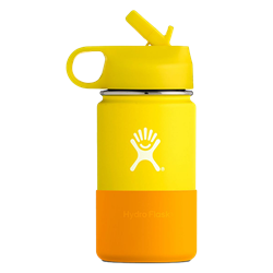 Hydro Flask 12oz Kids Wide Mouth Bottle With Straw Lid - Four Colors