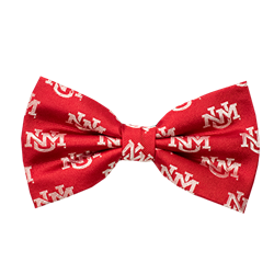 Neil Bow Tie UNM Interlocking - Red