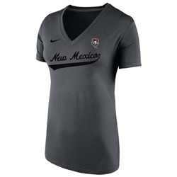 Women's Nike T-Shirt NM Lobo Shield Grey