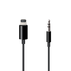 Apple Lightning to 3.5 mm Audio Cable (1.2m) - Black
