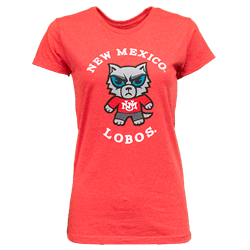 Women's ZXG T-shirt Tockyodachi NM Lobos Red