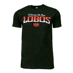 Unisex CI Sport T-Shirt UNM Lobos Interlocking Black