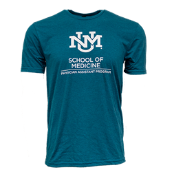 Unisex District T-shirt School of Medicine Physician Assistant Turquoise