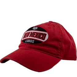 Legacy Cap NM UNM Interlocking Lobos Red