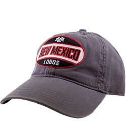 Legacy Cap NM UNM Interlocking Lobos Grey
