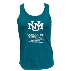 Unisex District Tank School of Medicine Physical Therapy Turquoise