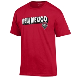 Unisex Champion T-shirt NM Lobos Shield Red