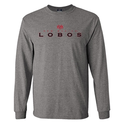 Men's MV Sport Long Sleeve T-Shirt NM Lobos Graphite