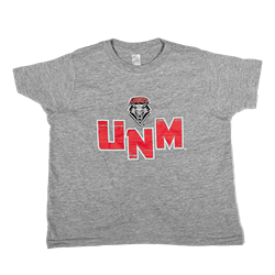 Toddler's CI Sport T-Shirt UNM Lobo Shield Heather Grey