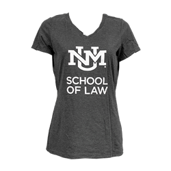 Women's District V-neck School of Law Charcoal