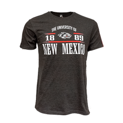 Unisex T-Shirt 1889 UNM Charcoal