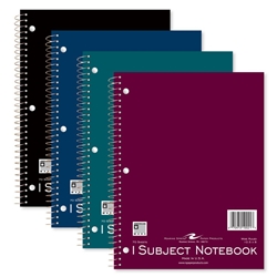 Roaring Springs 1 Subject Spiral Notebook 10.5 x 8" 70 Page