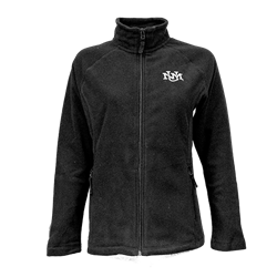 Women's Clique Fleece Jacket UNM Interlocking Logo Black