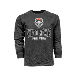 Unisex Champion Long Sleeve T-Shirt Nuevo Mexico Por Vida Grey