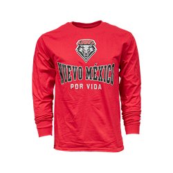 Unisex Champion Long Sleeve T-Shirt Nuevo Mexico Por Vida Red