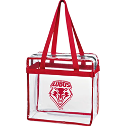 Jardine Zippered Tote Lobos Shield Red/Clear
