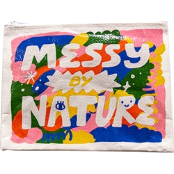 Blue Q Zipper Pouch Messy By Nature