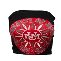 Women's ZooZatz Tubetop University of New Mexico Black