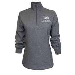Women's Sport-Tek Vintage 1/4 Zip Pullover College of Nursing Heather Grey