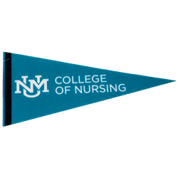 Sew Pennant 4X9 College of Nursing Turquoise