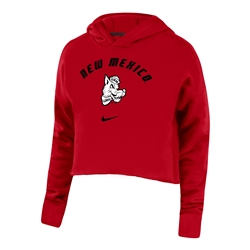 Women's Nike Crop Hood New Mexico Red