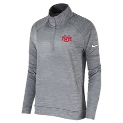 Women's Nike 1/4 Zip Jacket UNM Interlocking Gray