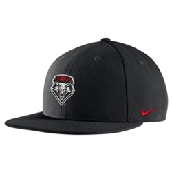 Men's Nike Flat Bill Cap Lobos Shield Black