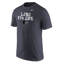 Men's Nike T-Shirt Lobos For Life Anthracite
