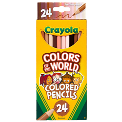 Colored Pencils Colors Of World 24ct
