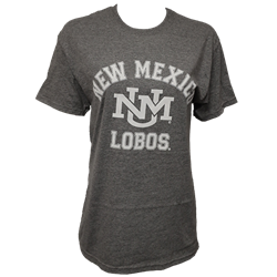 Unisex MV Sport T-Shirt NM Lobos UNM Graphite