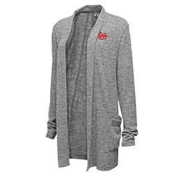 Women's CI Sport Cardigan UNM Marble Gray