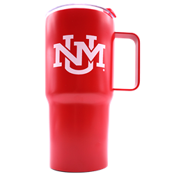 Viking Nova Handle Travel Mug UNM Interlocking Red