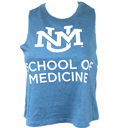 Women's Crop Tank School Of Medicine Heather Teal