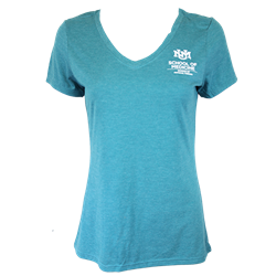 Women's District V-Neck School Of Medicine Physical Therapy Turquoise