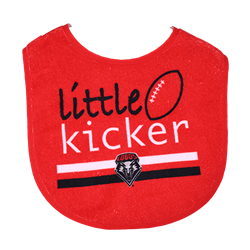 Infant Bib Little Kicker Red