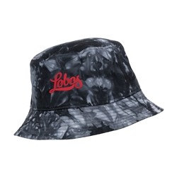 Unisex Nike Tie Dye Bucket Hat Lobos Black