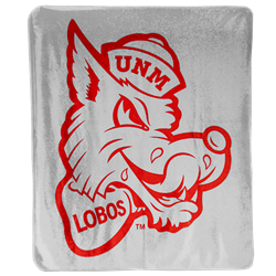 Fanatics Blanket Old School Lobo Red