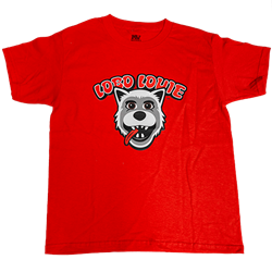 MV Sport Youth T-Shirt Lobo Louie Red