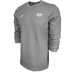 Men's Nike Long Sleeve Crew UNM Interlocking Gray