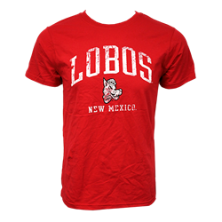 Unisex League T-Shirt New Mexico Lobos Vintage Red