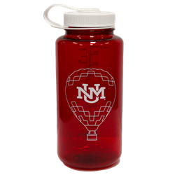 Cherry on Top Hot Air Balloon Water Bottle 32oz  Red