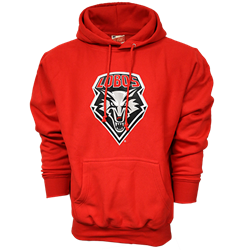 Unisex MV Sport Hood Lobos Shield Red