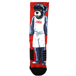 Unisex STR Socks Full Sub Mascot Black