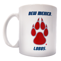 MCM Mug New Mexico Lobos Paw White