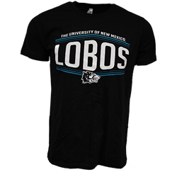 Unisex CI Sport T-Shirt The University Of New Mexico Lobos Astral Black